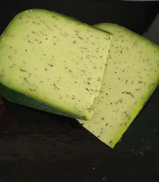 Gouda au Pesto vert