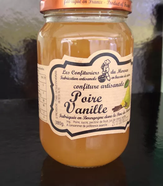 Confiture poire vanille