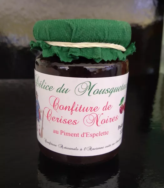 Confiture de cerises noires