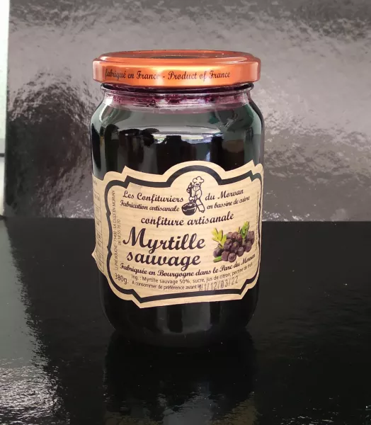 confiture Myrtille sauvage